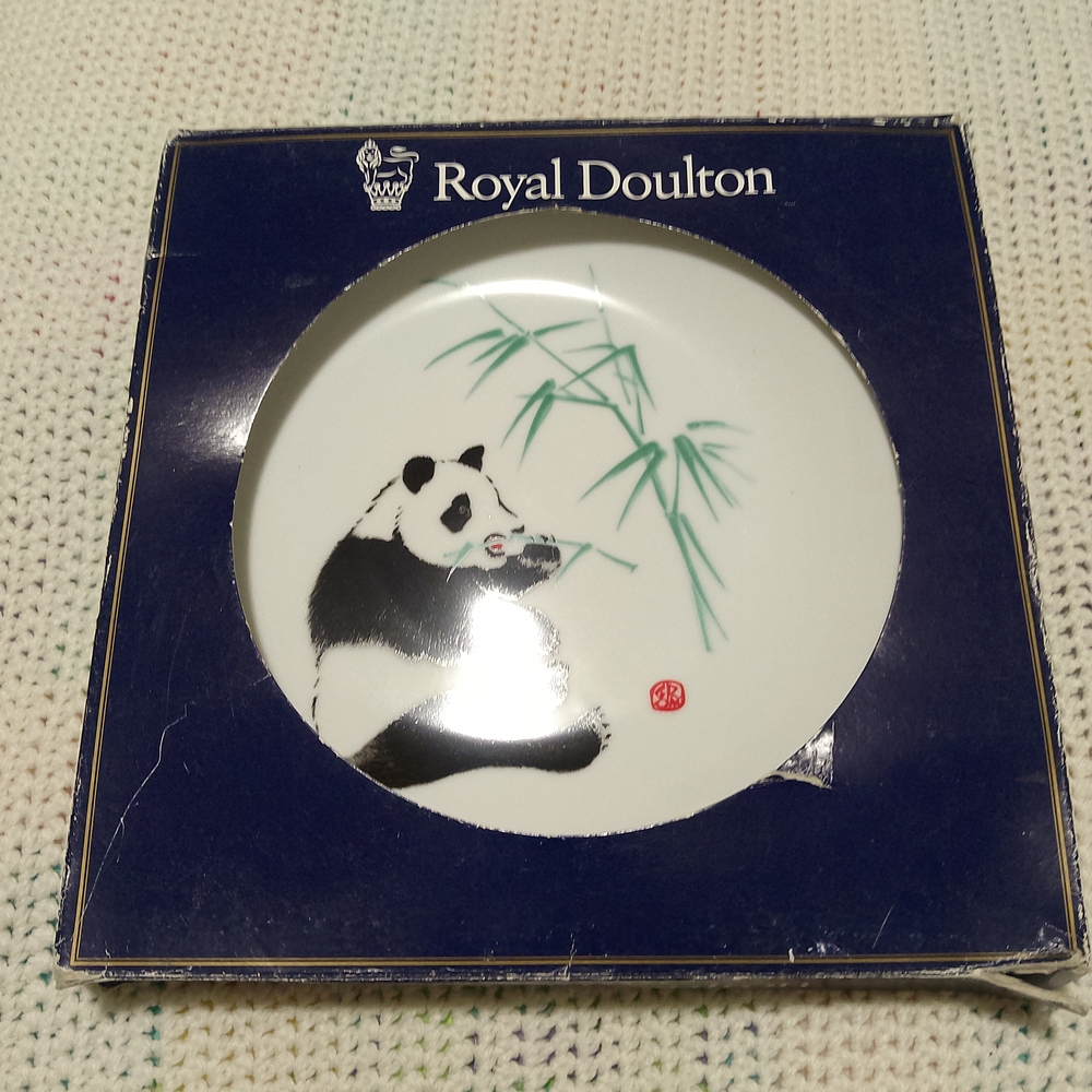 Royal Doulton Rare Collectable Panda Ceramic Art Piece